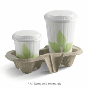 BioPak 2 - Cup Drink Carriers Pulp - Biodegradable - Packware