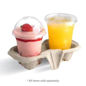 BioPak 2 - Cup Drink Carriers Pulp - Biodegradable - Packware