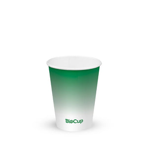 BIOPAK 280ML / 8OZ (80MM) COLD PAPER BIOCUPS - GREEN FADE - Packware