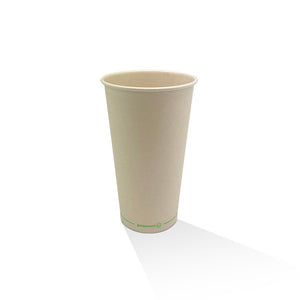 BioPBS Coated Bamboo Paper Cold Cup 24oz 500pc/ctn - Packware