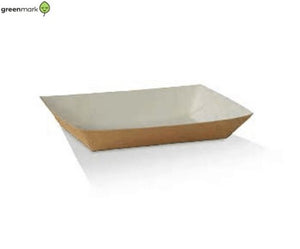 Brown Cardboard Hot Dog Tray - QTY: 250 - Packware