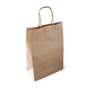 Brown Carry Bag Small (Budget) 355 x 240 x 120 - Packware