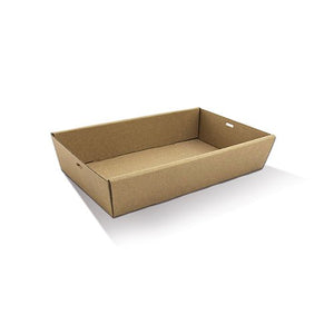 Brown Catering Tray Medium H:50mm,100pc/ctn - Packware