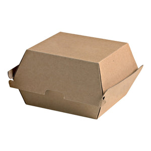 Burger Box/Brown Corrugated Plain/Brown 250pc/ctn - Packware