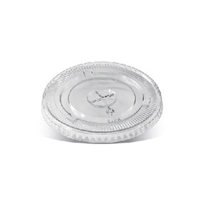 Clear PLA Flat Lid 90mm - CC16/22/24oz 1000pc/ctn - Packware