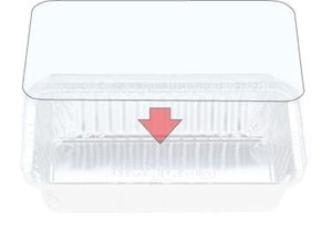 Clear PVC Lids for Containers 7119 and 7219 (500 - Pack) - Packware