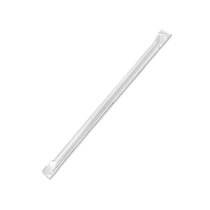 CPLA Straw 6mm individually wrapped 2000pc/ctn - Packware