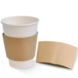 CUP SLEEVE KRAFT 12/16 OZ 1000pc/ctn - Packware