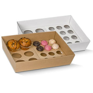 Cupcake Insert To Fit Medium/Large tray - 6 holes 50pc/PK - Packware