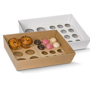 Cupcake Insert To Fit Small Tray - 6 Holes 50pc/PK - Packware