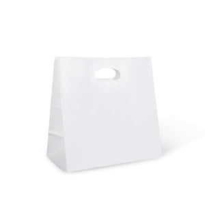 Die Cut White Paper Bag - Packware