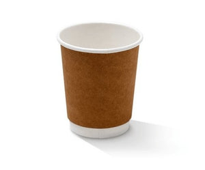 Double Wall Brown Cups 8oz - Packware