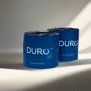 Duro 2 - ply Toilet Paper Rolls - 700 Sheets - Individually Wrapped - Packware