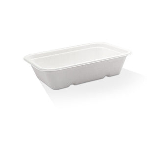 EcoWare Compostable Sugarcane Takeaway Containers - 500ml, 500pc/ctn - Packware