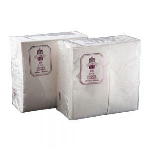 ElegantFold 2ply Dinner Napkins 1/8 Fold - Carton of 1000 (Packed in 100s) - Packware