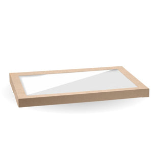 Extra Large BioBoard Catering Tray PLA Window Lids - Packware