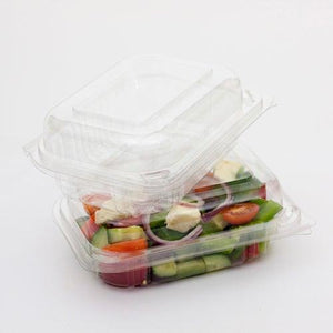 Food Saver Containers With Hinged Lid Fresh View X Large 237mm x 150mm x 65mm - Packware