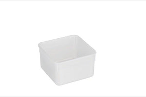 Food Storage Container With Lid - White - 2.5 Litre - 100 Pieces - Packware