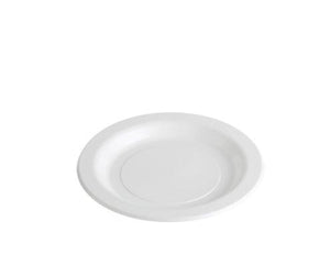 Genfac Plates Plastic Heavy Duty White 180mm / 7Inch - Packware