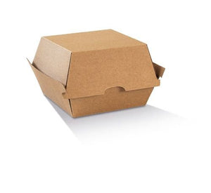 High Burger Box/Brown Corrugated Brown/Plain 200/ctn - Packware