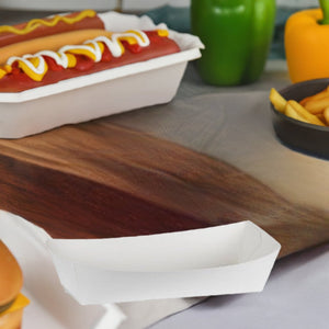 Hot Dog Tray/White Cardboard 250/CTN - Packware