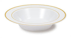 190mm Heavy Duty Bowl With Gold Lining