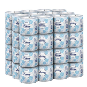 KLEENEX® Executive Toilet Tissue (4737), 2 Ply, 48 Rolls / Case, 300 Sheets / Roll (14,400 Sheets) - Packware