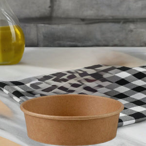 Kraft Salad Bowl 16oz - 473ml Brown |PE Coated - Packware