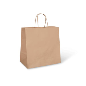 Large Paper Twist Handle Bag - 305x305x175 (Uber Eats Size) | Qty 250 - Packware