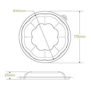 Lids 24 & 32oz Clear Salad Bio - Packware