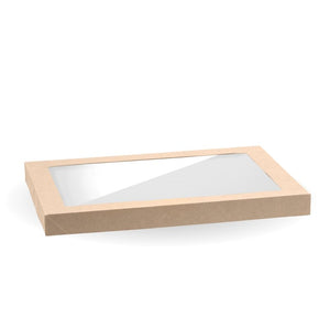 Medium BioBoard Catering Tray PLA Window Lids - Packware