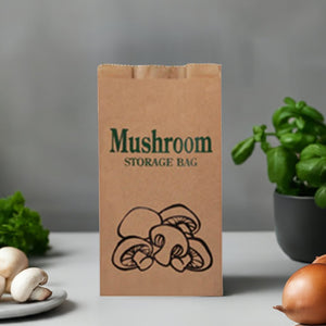 Mushroom Brown Paper Bags - 500 per pack - Packware