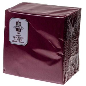 Napkin Luncheon 2 Ply Burgundy - Packware