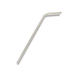 Paper Straw Flexi - plain white 2500pc/ctn - Packware