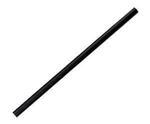 Paper Straw Jumbo - All Black 2500pc/ctn - Packware