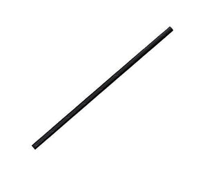 Paper Straw Regular - All Black 2500pc/ctn - Packware