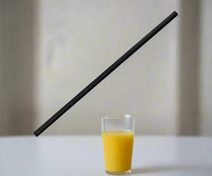 Paper Straw Regular Black - Packware