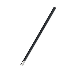 Paper Straw Spoon - All Black 2500pc/ctn - Packware