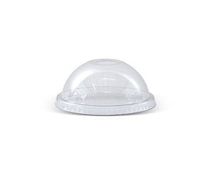 PET Dome Lid - 98mm, Die - Cut Hole, 1000 Pieces per Carton - Packware