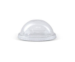 PET dome lid/NO HOLE (fit U cups) 1000pc/ctn - Packware