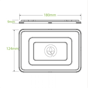 PET LID FOR 500ml & 600ml BIOCANE - Packware