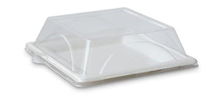 PET lid for 8'' Sugarcan Square Plate - Packware