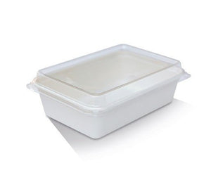 PET Lid For Sugarcane 18OZ Tray 500pc/ctn - Packware