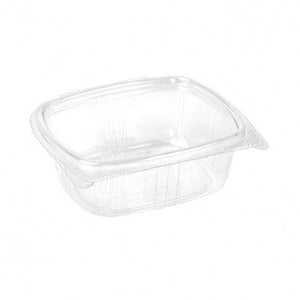 PET Plastic Food Containers With Flat Lid Clear 12oz StayFresh - Packware