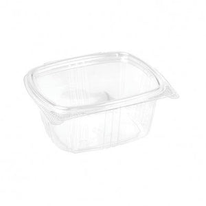 PET Plastic Food Containers With Flat Lid Clear 20oz StayFresh - Packware