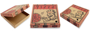 Pizza Box 10inch Brown With Print - Packware