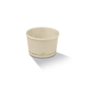 PLA coated bamboo bowl 8oz 1000pc/ctn - Packware