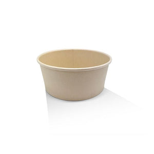 PLA Coated Bamboo PaperSalad Bowl 25oz 300pc/ctn - Packware