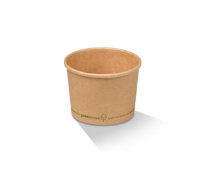 PLA coated brown bowl 12oz/370ml - Packware