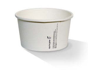 PLA Coated Paper Bowl 16OZ Plain 500pc/ctn - Packware